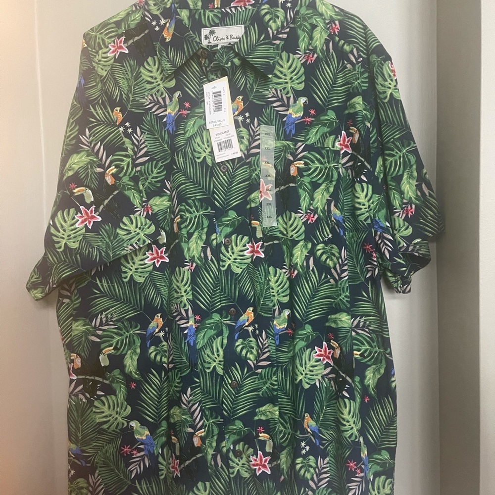 Oliver & Burke XXL Hawaiian short sleeve shirt